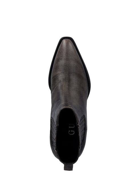 WYNIE Bottines en cuir, talon de 4,5 cm NOIR - Chaussures Femme