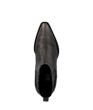 GUESS WYNIE Bottines en cuir, talon de 4,5 cm NOIR - Chaussures Femme - 4