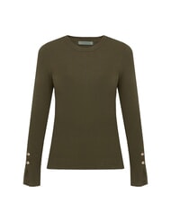 GUESS ELLIE pull &agrave; col rond matin d'olivier - Chandails pour femmes - 3