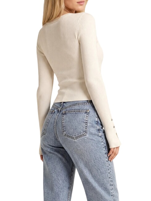 ELLIE pull &agrave; col rond cremwhi - Chandails pour femmes