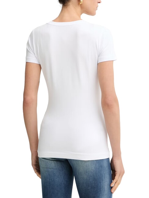 PALM TRIANGLE T-shirt en coton blanc pur - T-shirt