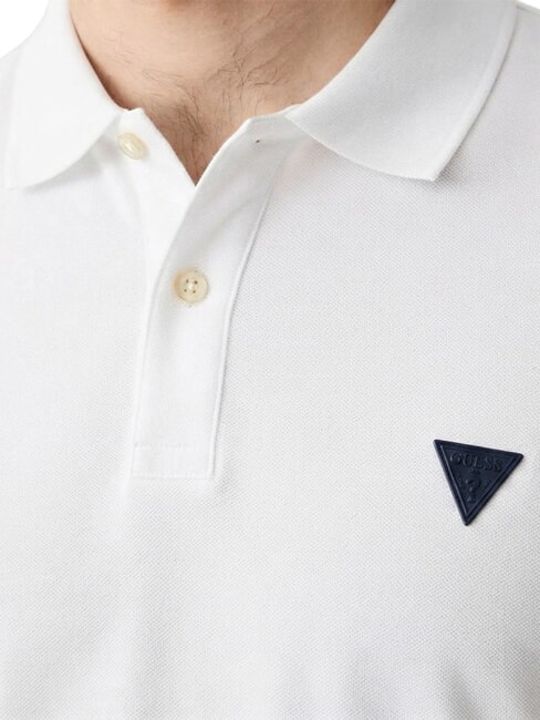 BASIC polo en coton blanc pur - chemise polo