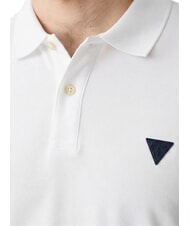 GUESS BASIC polo en coton blanc pur - chemise polo - 3