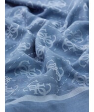 GUESS JACQUARD &Eacute;charpe monogramm&eacute;e bleu paisible - &Eacute;charpes - 3