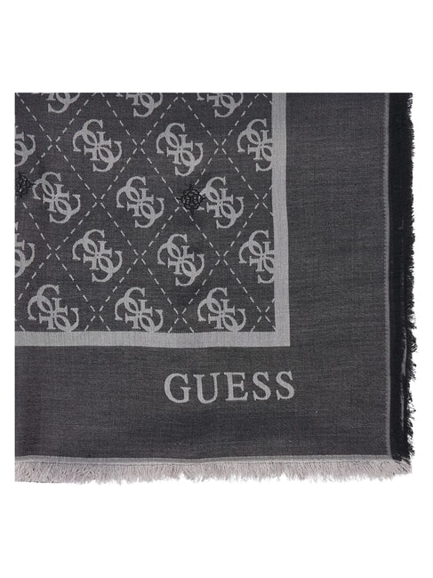 JACQUARD &Eacute;charpe monogramm&eacute;e NOIR - &Eacute;charpes