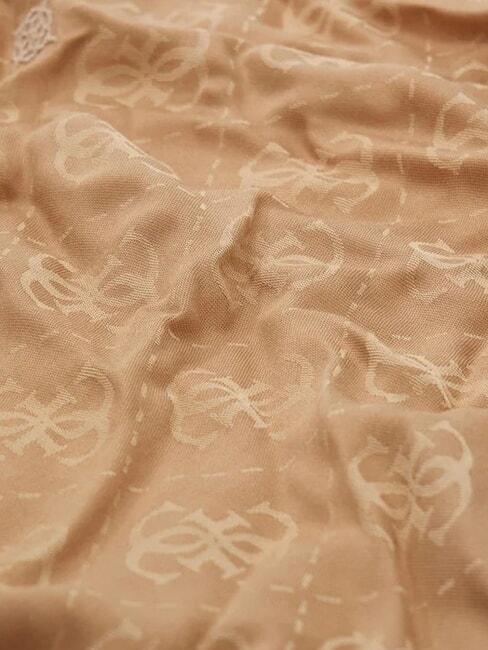 JACQUARD &Eacute;charpe monogramm&eacute;e BEIGE - &Eacute;charpes