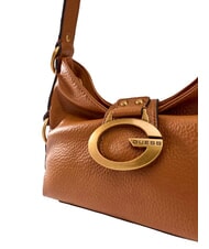 GUESS CAMDEN sac bandouli&egrave;re COGNAC - Sacs pour Femme - 6