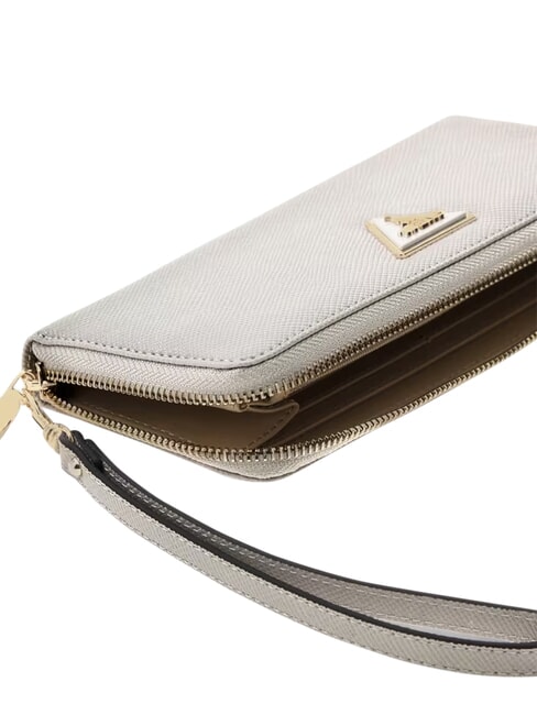 LAUREL 2 Grand portefeuille zipp&eacute; BEIGE - Portefeuilles Femme