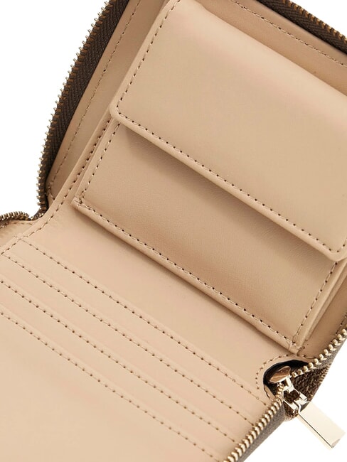 COLEEN portefeuille compact &agrave; fermeture &eacute;clair LOGO DE LAIT - Portefeuilles Femme