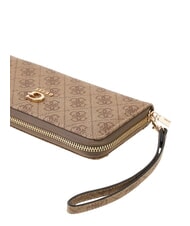 GUESS COLEEN Grand portefeuille zipp&eacute; LOGO DE LAIT - Portefeuilles Femme - 4