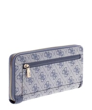 GUESS LINDSEY Grand portefeuille zipp&eacute; logo en ardoise - Portefeuilles Femme - 3