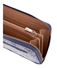GUESS LINDSEY Grand portefeuille zipp&eacute; logo en ardoise - Portefeuilles Femme - 4
