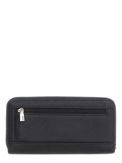COLEEN Grand portefeuille zipp&eacute; NOIR - Portefeuilles Femme