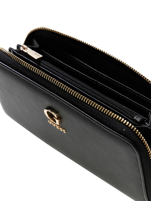 COLEEN Grand portefeuille zipp&eacute; NOIR - Portefeuilles Femme
