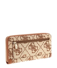GUESS AUDREY Grand portefeuille zipp&eacute; LOGO DE LAIT - Portefeuilles Femme - 3