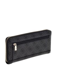 GUESS LINDSEY Grand portefeuille zipp&eacute; grand sac fourre-tout vikky roo coalog - Portefeuilles Femme - 3