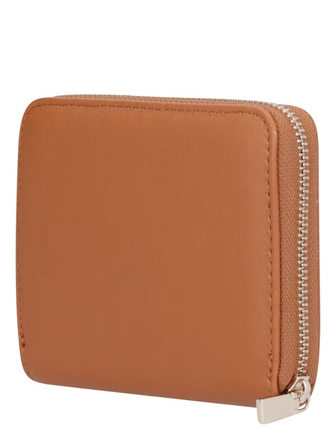 COLEEN portefeuille compact &agrave; fermeture &eacute;clair sac fourre-tout albury caramel - Portefeuilles Femme