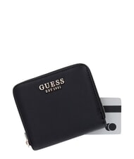 GUESS COLEEN portefeuille compact &agrave; fermeture &eacute;clair NOIR - Portefeuilles Femme - 4
