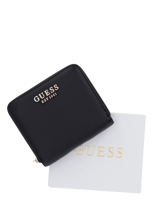 COLEEN portefeuille compact &agrave; fermeture &eacute;clair NOIR - Portefeuilles Femme