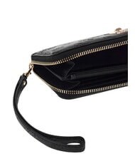 GUESS ELLA Grand portefeuille zipp&eacute; logo noir - Portefeuilles Femme - 4