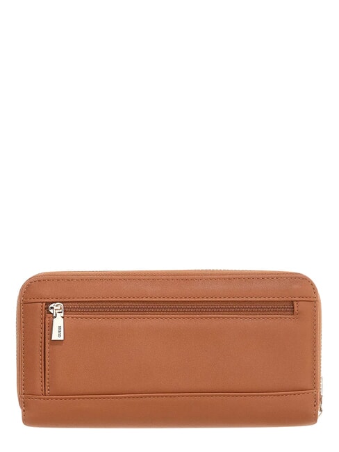 COLEEN Grand portefeuille zipp&eacute; sac fourre-tout albury caramel - Portefeuilles Femme