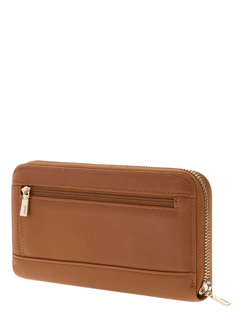COLEEN Grand portefeuille zipp&eacute; sac fourre-tout albury caramel - Portefeuilles Femme