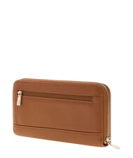 GUESS COLEEN Grand portefeuille zipp&eacute; sac fourre-tout albury caramel - Portefeuilles Femme - 3