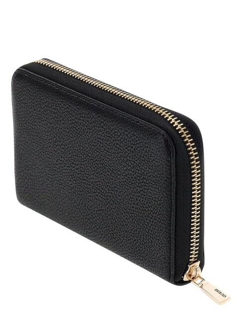 ISOLA portefeuille compact &agrave; fermeture &eacute;clair NOIR - Portefeuilles Femme