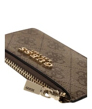 GUESS LAUREL 2 titulaire de carte LOGO DE LAIT - Portefeuilles Femme - 4