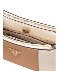 GUESS NOELLE 2 Sac bandouli&egrave;re avec bandouli&egrave;re blanc cass&eacute;/beige - Sacs pour Femme - 3