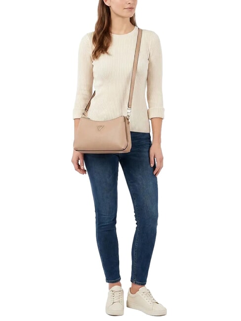 NOELLE 2 Sac bandouli&egrave;re avec bandouli&egrave;re BEIGE - Sacs pour Femme