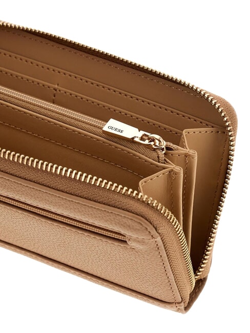 ISOLA Portefeuille Zip Around BEIGE - Portefeuilles Femme