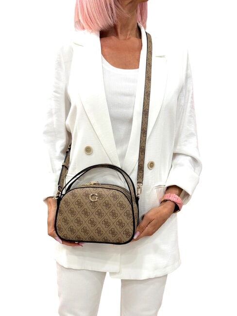 COLEEN Mini sac &agrave; main avec bandouli&egrave;re LOGO DE LAIT - Sacs pour Femme