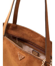 GUESS DEVON Sac bandouli&egrave;re, avec bandouli&egrave;re COGNAC - Sacs pour Femme - 3