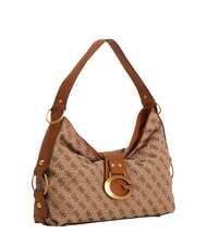 GUESS CAMDEN 4G Sac bandouli&egrave;re, imprim&eacute; int&eacute;gral logo lait/cognac - Sacs pour Femme - 3