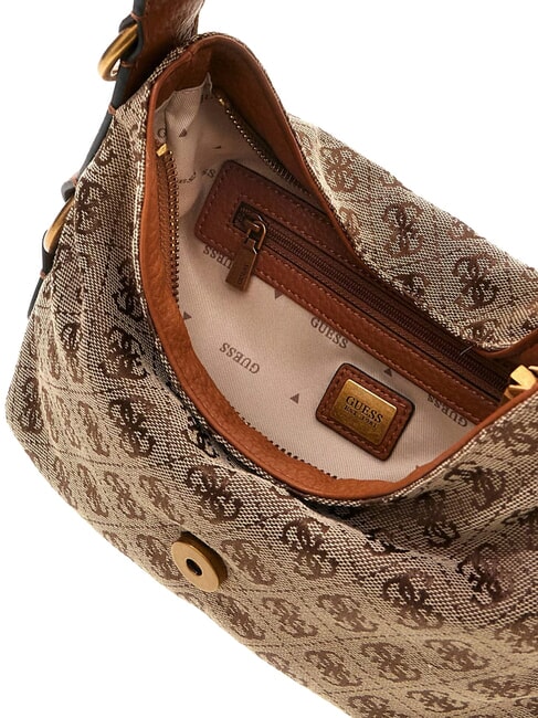 CAMDEN 4G sac bandouli&egrave;re logo lait/cognac - Sacs pour Femme