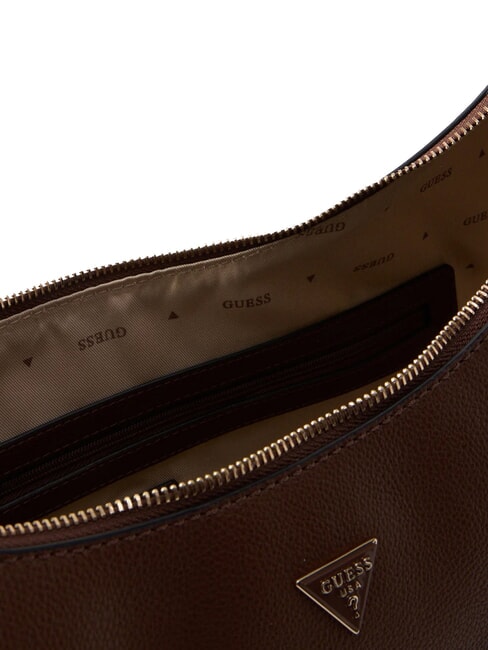 PETRA Grand sac bandouli&egrave;re Chocolat - Sacs pour Femme