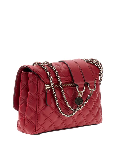 GIULLY 2 Sac &agrave; bandouli&egrave;re cerise noire - Sacs pour Femme