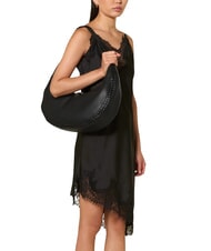 GUESS PETRA Grand sac bandouli&egrave;re NOIR - Sacs pour Femme - 2