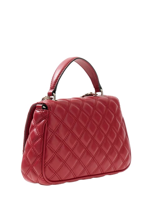GIULLY 2 Sac &agrave; main avec bandouli&egrave;re cerise noire - Sacs pour Femme