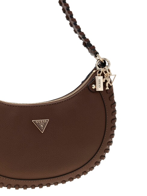 PETRA sac bandouli&egrave;re Chocolat - Sacs pour Femme