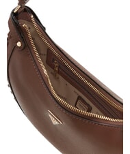 GUESS PETRA sac bandouli&egrave;re Chocolat - Sacs pour Femme - 4