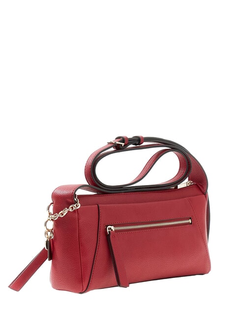 DEVON sac bandouli&egrave;re cerise noire - Sacs pour Femme