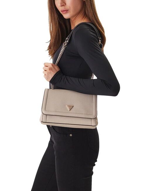 NOELLE 2 Sac &agrave; bandouli&egrave;re BEIGE - Sacs pour Femme