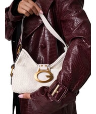 GUESS CAMDEN sac bandouli&egrave;re blanc - Sacs pour Femme - 4