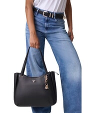 GUESS GILDA sac &agrave; bandouli&egrave;re NOIR - Sacs pour Femme - 2