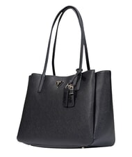 GUESS NOELLE 2 sac &agrave; bandouli&egrave;re NOIR - Sacs pour Femme - 2