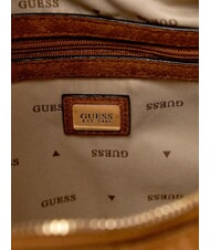GUESS ELLA                                     sac bandouli&egrave;re COGNAC - Sacs pour Femme - 7