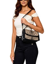 GUESS AUDREY                                   Sac &agrave; main avec bandouli&egrave;re, en cuir l&eacute;opard - Sacs pour Femme - 3