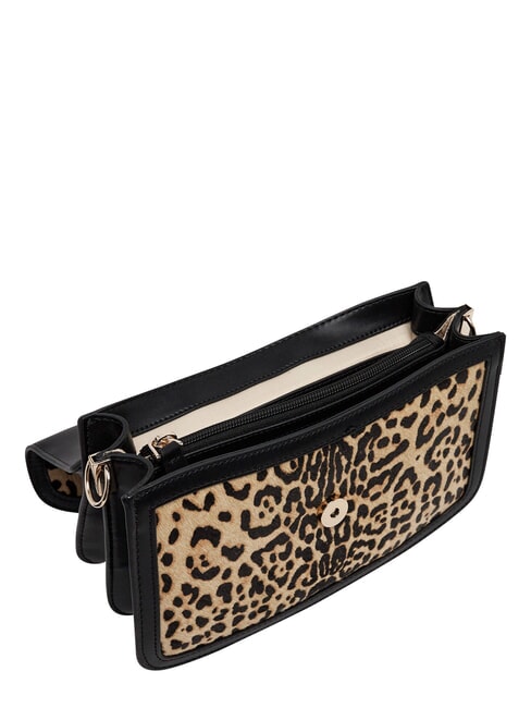 AUDREY                                   Sac &agrave; main avec bandouli&egrave;re, en cuir l&eacute;opard - Sacs pour Femme